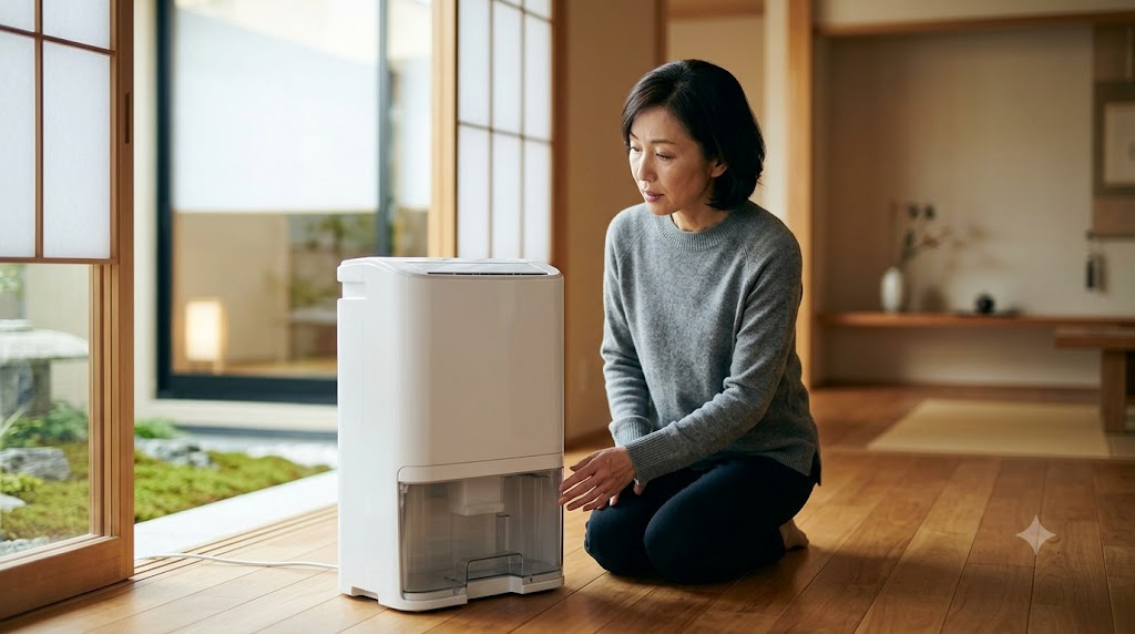 除湿機に水がたまらない原因と試したい対策のアイキャッチ画像