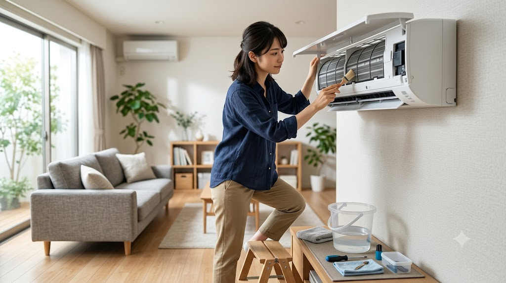 エアコンの水漏れの原因とは？自分でできる直し方と業者費用のアイキャッチ画像