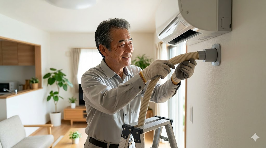 失敗しない！エアコンのドレンホース交換を自分で行う手順のアイキャッチ画像