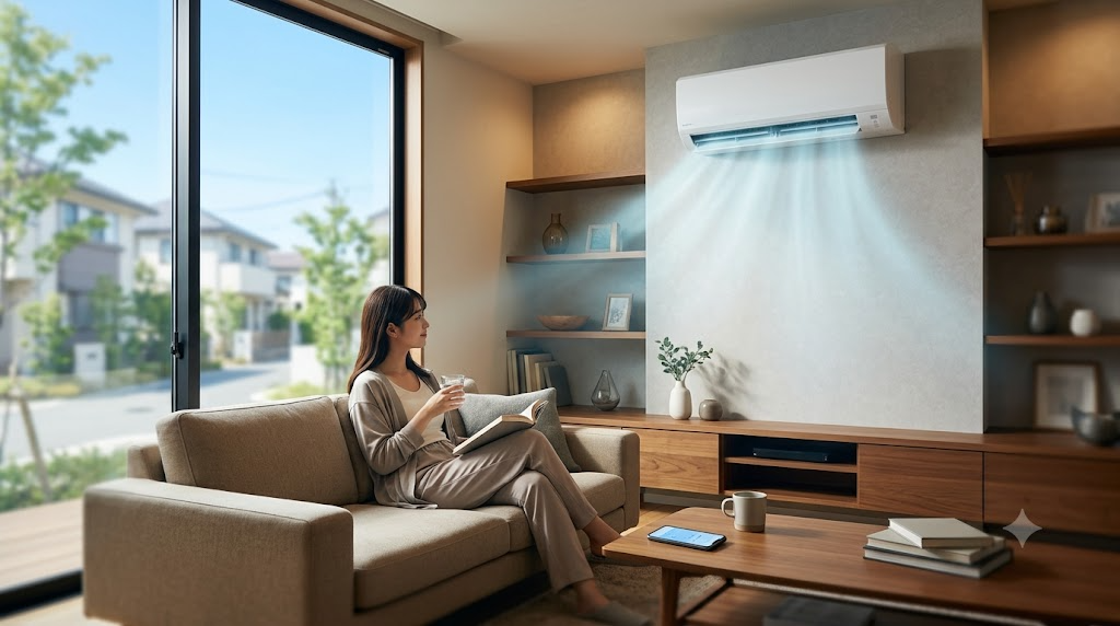 エアコンのつけっぱなしで壊れる？故障の真実と電気代を抑える運用法のアイキャッチ画像