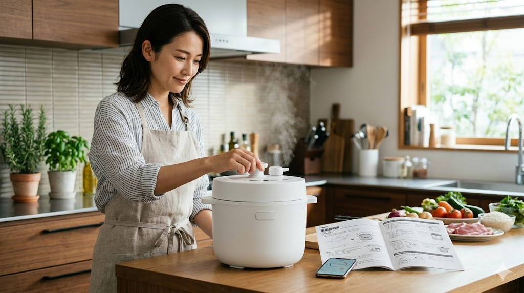 ニトリの電気圧力鍋の説明書がない？使い方から故障まで解説のアイキャッチ画像