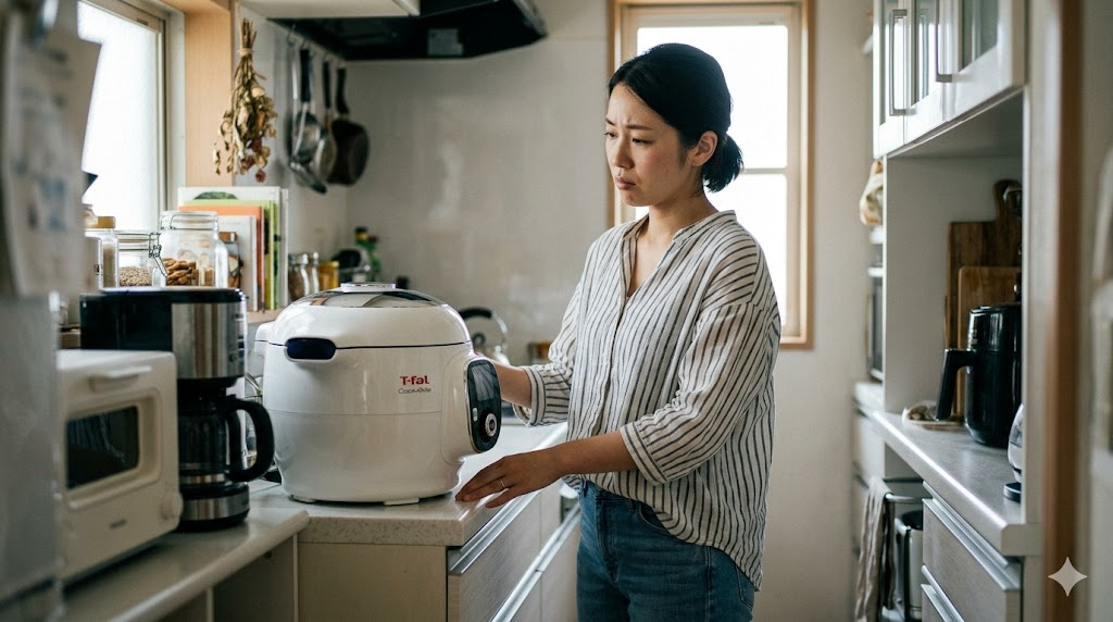 いらないと後悔？サイズや置き場所の難点を表すイメージ画像