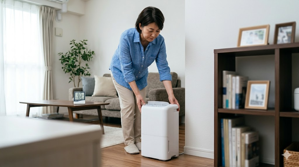 壁や家具から離すべき理由とはを表すイメージ画像