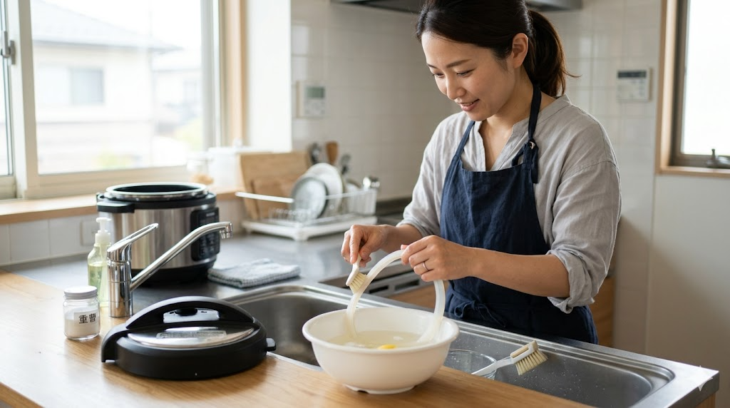 パッキンの匂いが取れない時の対処法を表すイメージ画像