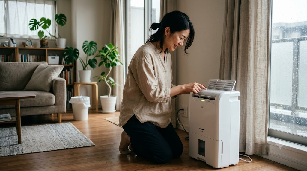 コンプレッサー式の電気代と特徴を表すイメージ画像