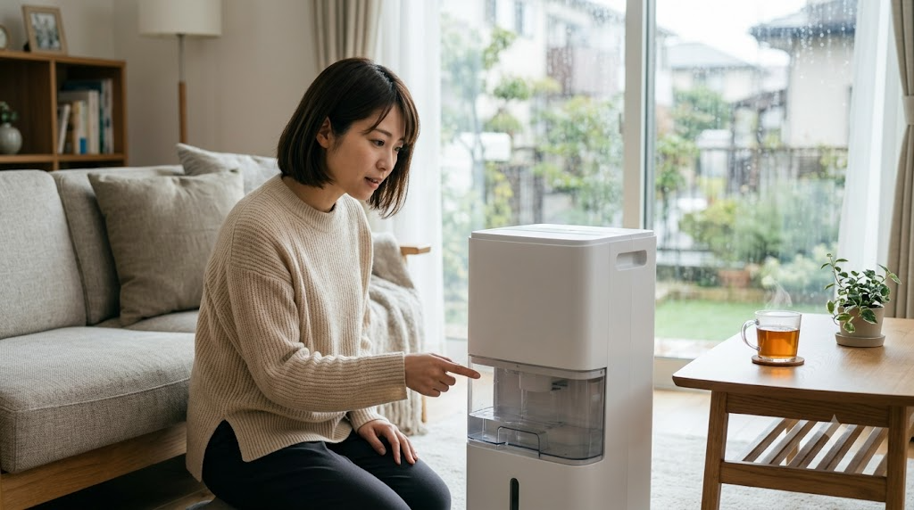 コンプレッサー式の特徴と注意点を表すイメージ画像