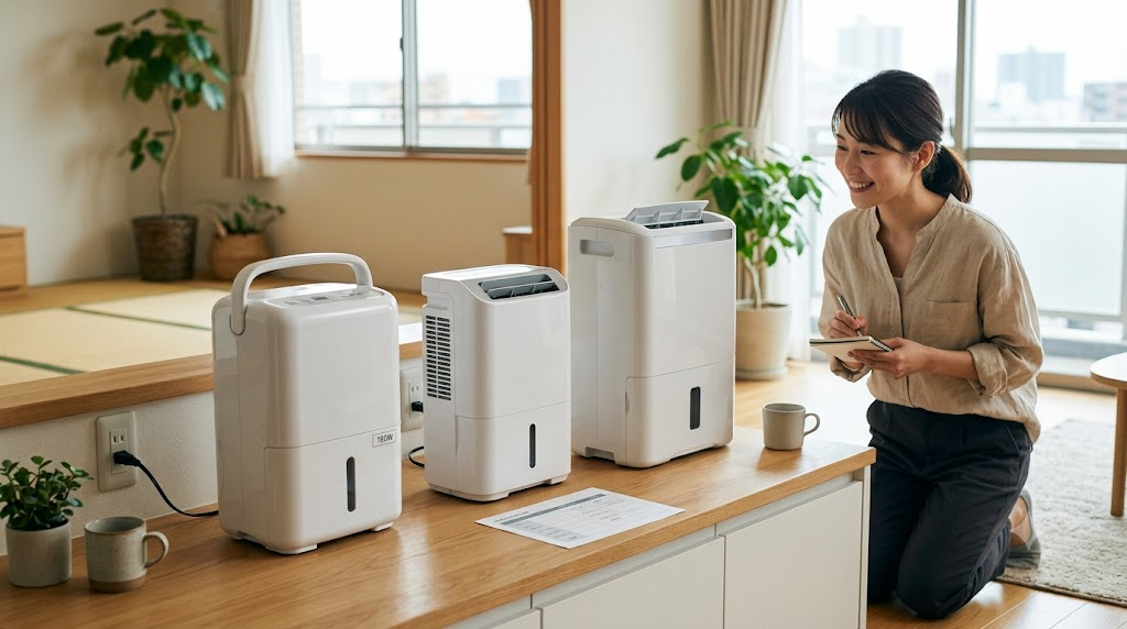 主要3タイプの電気代目安一覧を表すイメージ画像