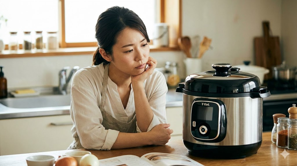 ティファールの電気圧力鍋のデメリット総括を表すイメージ画像