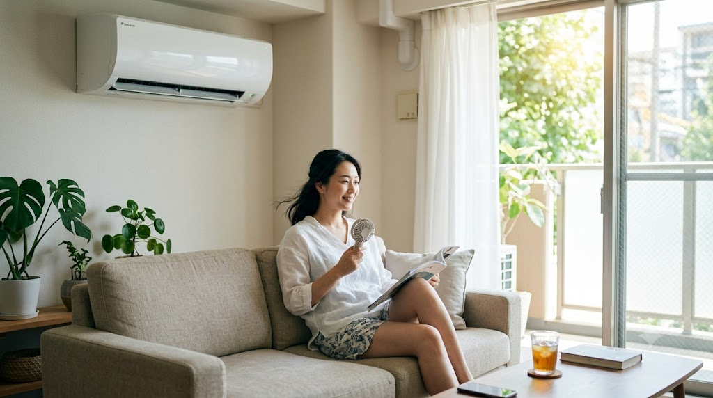 エアコンが冷えない原因を知り快適に夏を過ごそうを表すイメージ画像