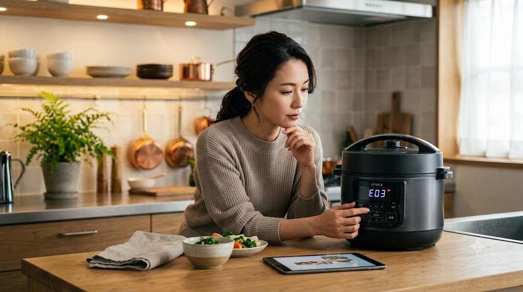 シロカの電気圧力鍋でエラーe03が出た時の解決策のアイキャッチ画像