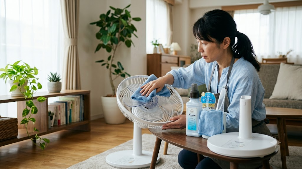 【予防編】ほこりがつかなくなる！「柔軟剤」を使った裏ワザを表すイメージ画像