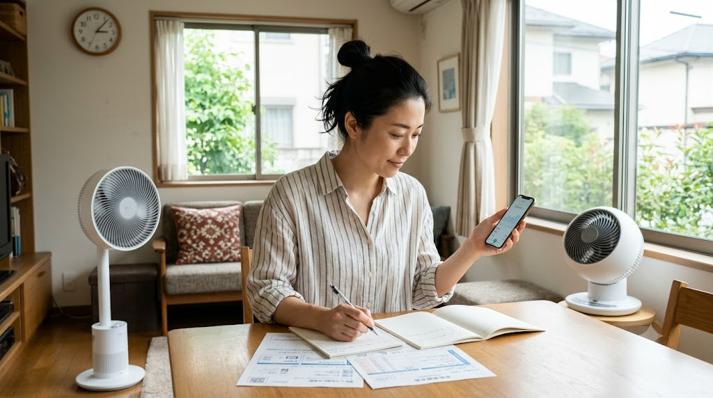 電気代や消費電力はどっちがいいかを表すイメージ画像