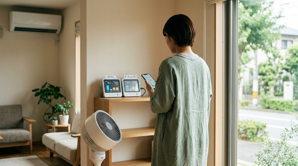 消費電力と電気料金の目安を比較を表すイメージ画像
