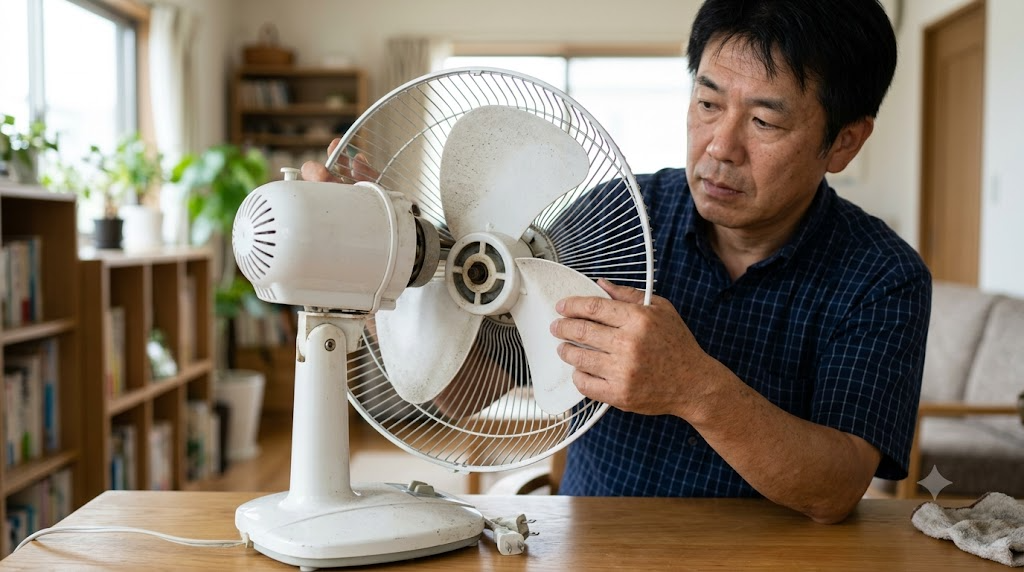 手で回して重い時は潤滑油の枯渇を疑うを表すイメージ画像