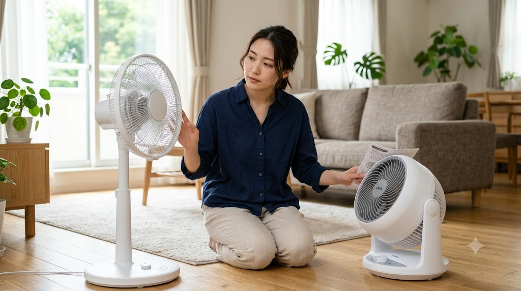 サーキュレーターは代わりになるかを表すイメージ画像