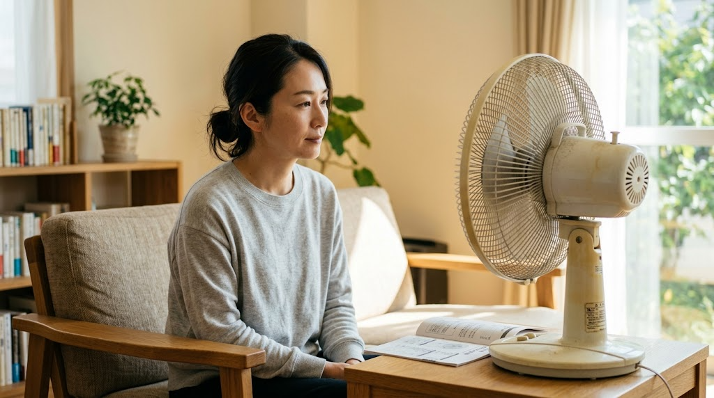 扇風機の寿命は標準使用期間を目安にを表すイメージ画像