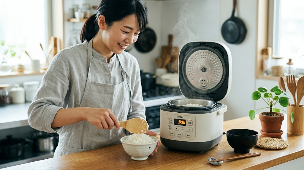 炊飯器代わりになるお米の炊飯を表すイメージ画像