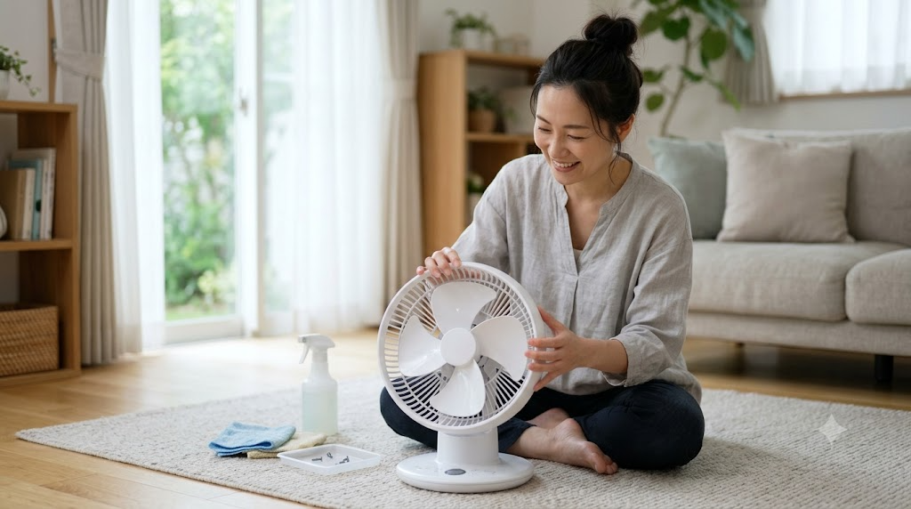 サーキュレーターの掃除で外れない時のまとめを表すイメージ画像